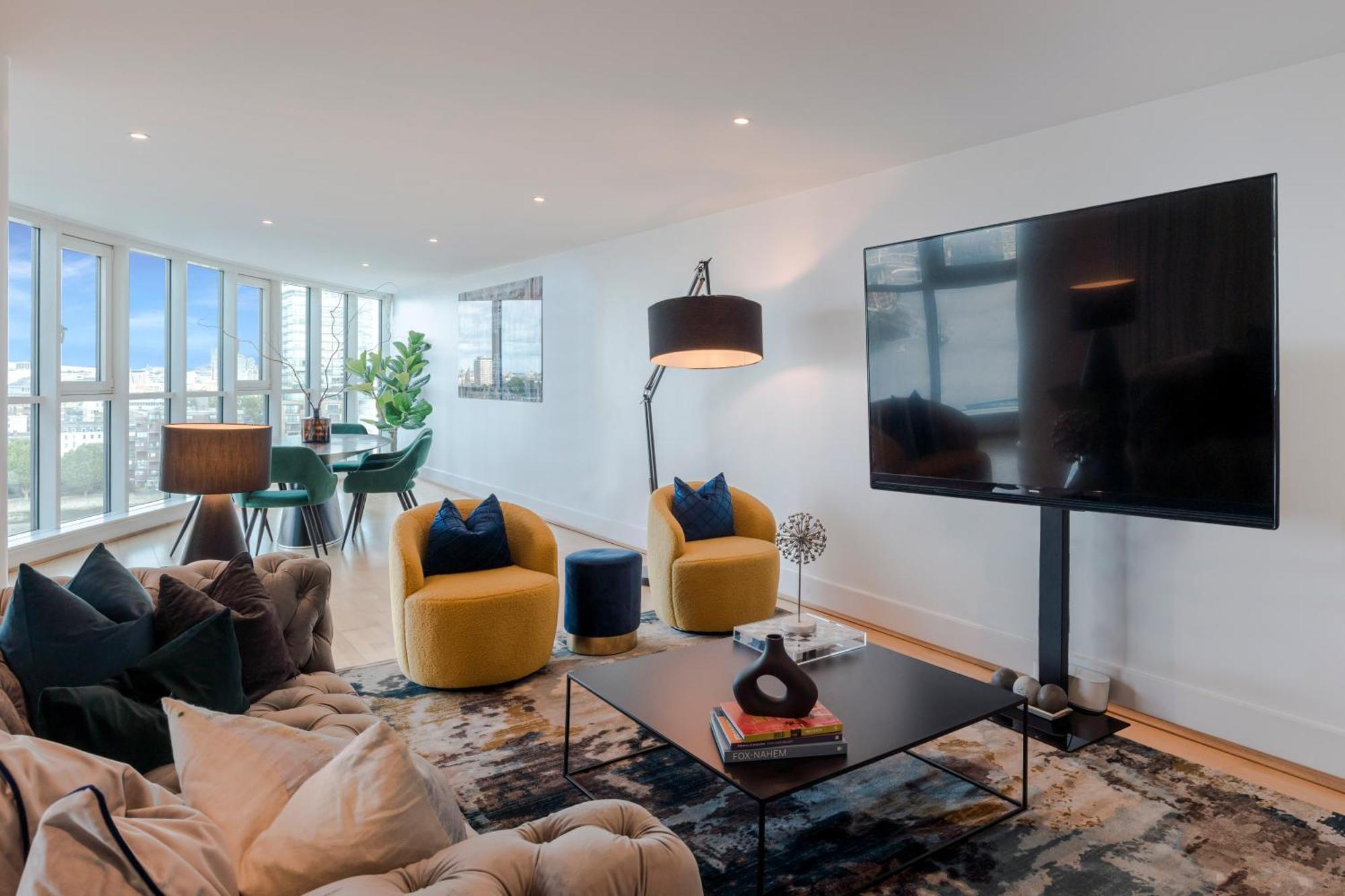 Best Thames View In Town! Large Luxxe Nomad Design Family Home London Exterior photo